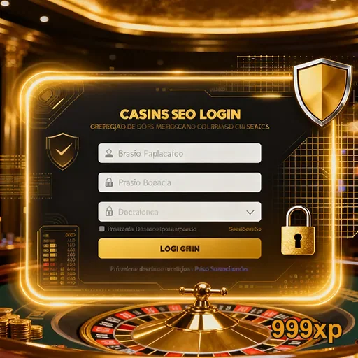 Tela de login do 999xp, plataforma de SEO para cassinos online
