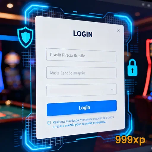 Usuário acessando login seguro em cassino online